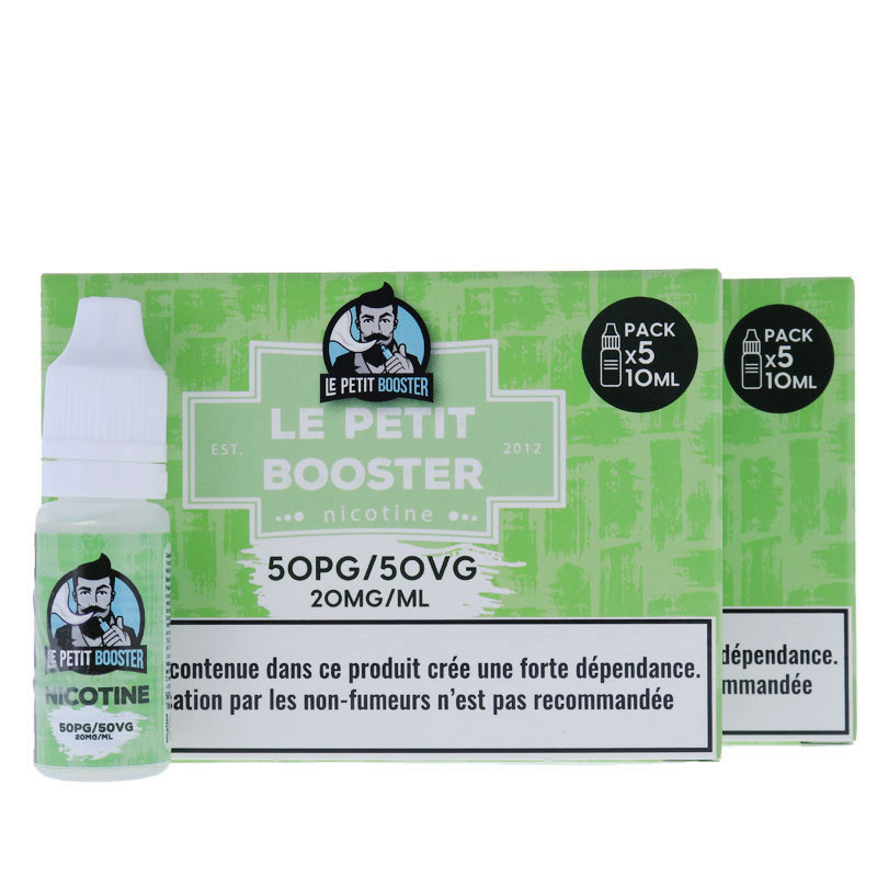 Pack 10 50/50 Boosters, Booster nicotine